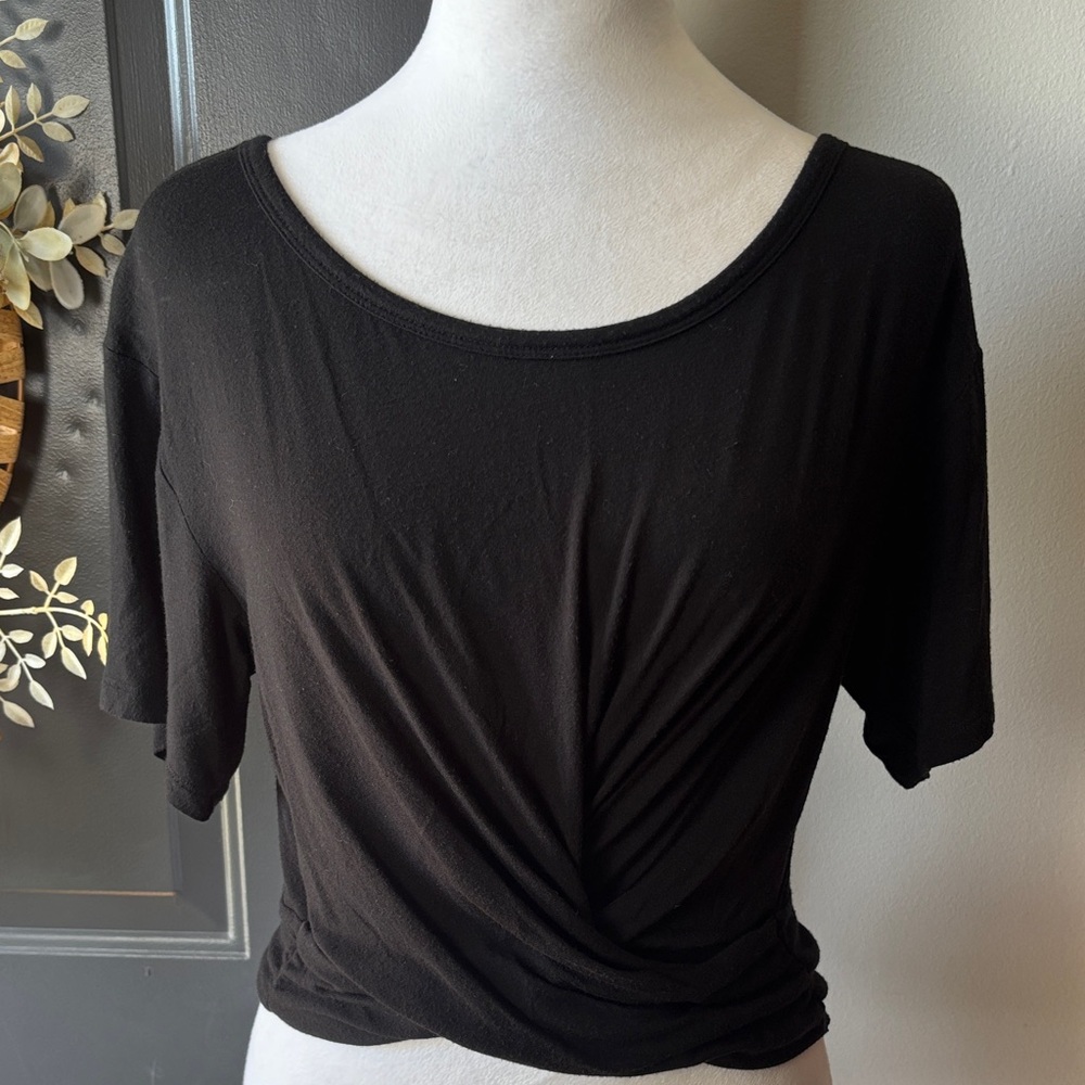Victoria's Secret Black Short Sleeve Tee